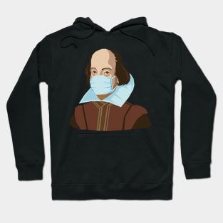 William Shakespeare wears a mask Hoodie